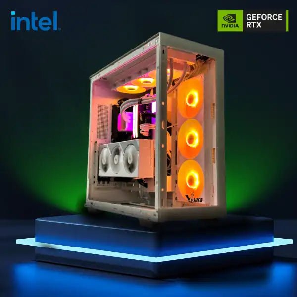 Vektra RDY CH780W Series Gaming PC - Intel Core i7 - 14700KF, Z790 WiFi, RGB 32GB 6000MHz DDR5, PCIe Gen4 NVMe M.2 SSD 1TB, 750W 80 Plus Gold, 360mm Liquid Cooler, 2 Years Warranty - Vektra Computers LLC Vektra RDY CH780W Series Gaming PC - Intel Core i7 - 14700KF, Z790 WiFi, RGB 32GB 6000MHz DDR5, PCIe Gen4 NVMe M.2 SSD 1TB, 750W 80 Plus Gold, 360mm Liquid Cooler, 2 Years Warranty - Vektra Computers LLC